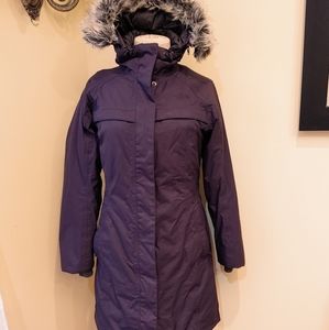 The North face Artic Parka Winter Jacket Purple size Small.